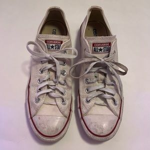 White Low-Rise Converse